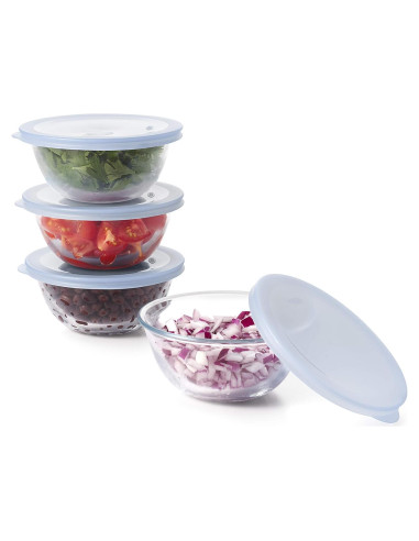 Set de 8 Tazones de Vidrio OXO Good Grips 295ml Transparente