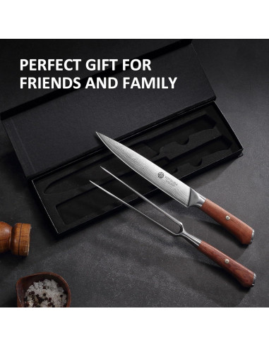 Conjunto de Cuchillo y Tenedor para Tallar YOTSUBA 2 Piezas