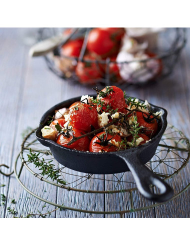 Juego de Sartenes de Hierro Fundido Simple Chef 3 Piezas 15-25 cm