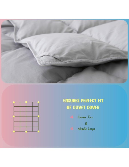 Edredón Duvet CLoucl para Cuna 104x122cm 100% Plumón Gris Edredón Duvet CLoucl para Cuna 104x122cm 100% Plumón Gris