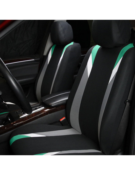 Fundas de Asiento Universales FH Group Menta - Lavables y Compatibles con Airbags Fundas de Asiento Universales FH Group Menta - Lavables y Compatibles con Airbags
