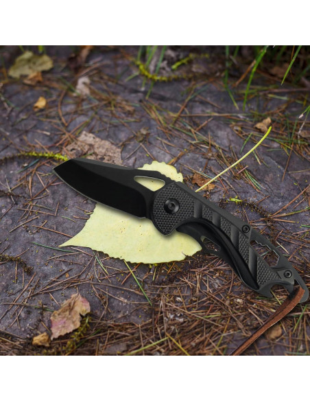 Cuchillo Plegable ALBATROSS AS-23288 3 en 1 Negro EDC Cuchillo Plegable ALBATROSS AS-23288 3 en 1 Negro EDC