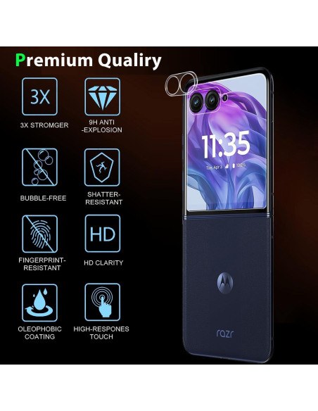 Protector de Pantalla Privado Zeking para Motorola Razr 50 2024