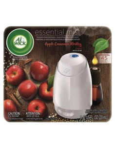 Difusor de Aceites Esenciales Air Wick Esencial Mist + Recarga Manzana y Canela