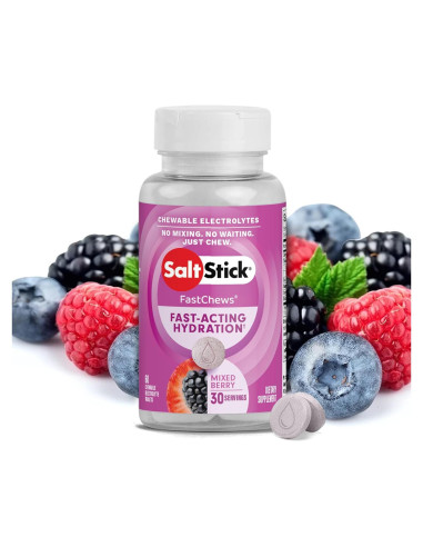 Gominolas Electrolíticas SaltStick 60 Unidades Bayas Mixtas