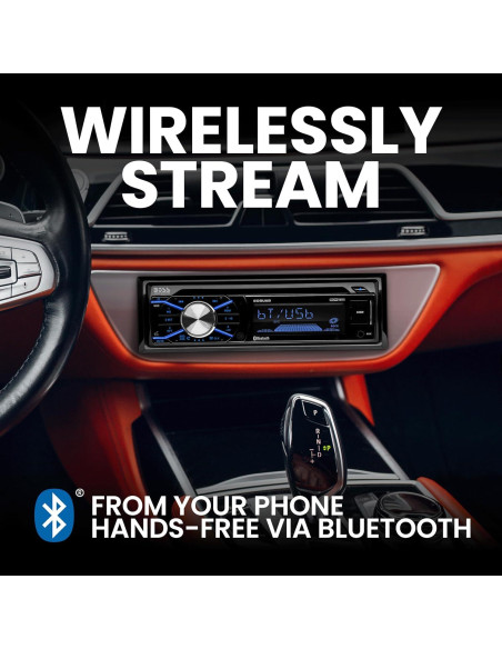 Estéreo de Coche BOSS Audio 508UAB Bluetooth CD USB AM/FM Estéreo de Coche BOSS Audio 508UAB Bluetooth CD USB AM/FM