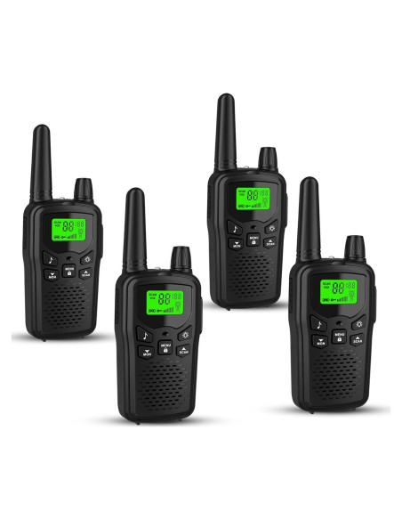 Walkie Talkies Erelis de Largo Alcance 22 Canales VOX Negro Walkie Talkies Erelis de Largo Alcance 22 Canales VOX Negro