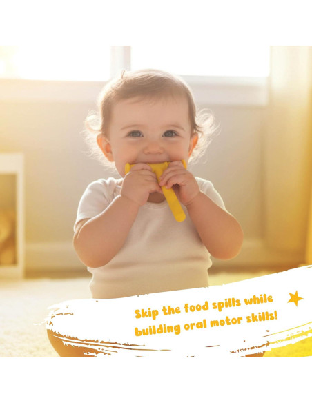 Chewy Tubes Amarillo para Recién Nacidos - 1 Unidad Chewy Tubes Amarillo para Recién Nacidos - 1 Unidad