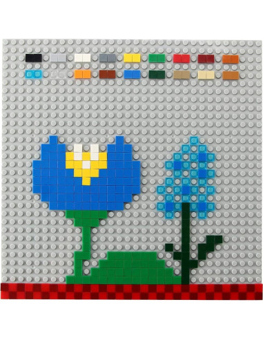 Feleph Azulejos Cuadrados 1x1 1000PCS Multicolor para Mosaicos