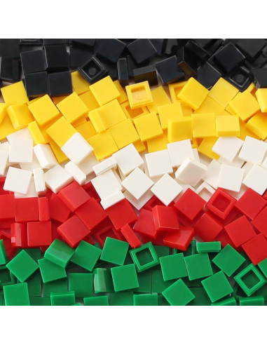 Feleph Azulejos Cuadrados 1x1 1000PCS Multicolor para Mosaicos