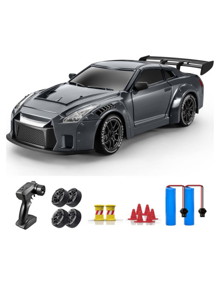 Coche RC Drift ACAMMZAR 1:24 20KM/H 4WD con Luces y Neumáticos Coche RC Drift ACAMMZAR 1:24 20KM/H 4WD con Luces y Neumáticos