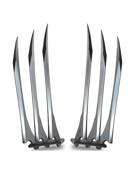 Garras de Wolverine Plateadas para Disfraz Adulto - 2 Pcs Garras de Wolverine Plateadas para Disfraz Adulto - 2 Pcs