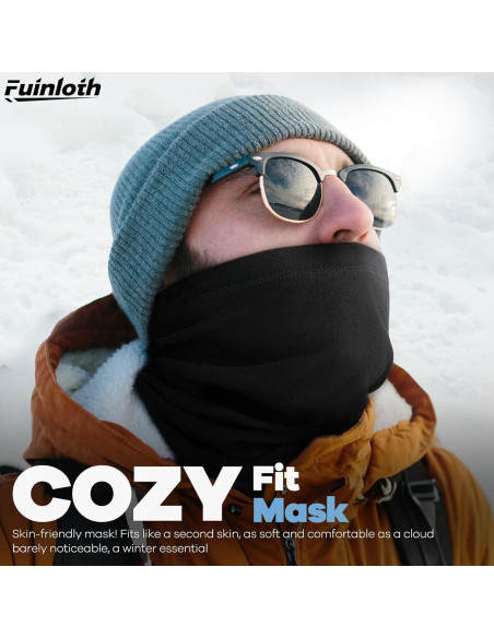 Gaiter de Cuello Térmico Fuinloth 2 Pack para Climas Fríos Gaiter de Cuello Térmico Fuinloth 2 Pack para Climas Fríos