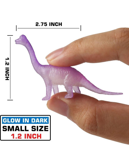 Paquete de 96 Mini Dinosaurios Brillantes Yeonha Toys Paquete de 96 Mini Dinosaurios Brillantes Yeonha Toys