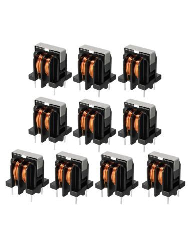 Inductor Toroidal uxcell 10Pcs 10mH Bobina 18x25x16mm