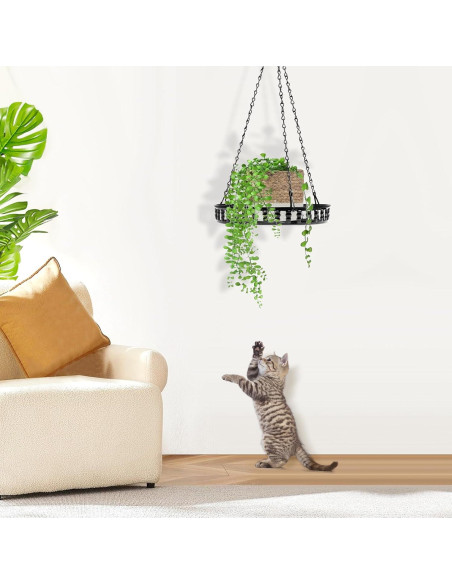 Soporte para Plantas Colgante PIKAMAO 2 Piezas Metal Negro Soporte para Plantas Colgante PIKAMAO 2 Piezas Metal Negro