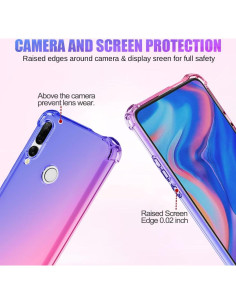 Funda TPU Huawei Y9 Prime 2019 / Honor 9X / P Smart Z Azul/Rosa 2