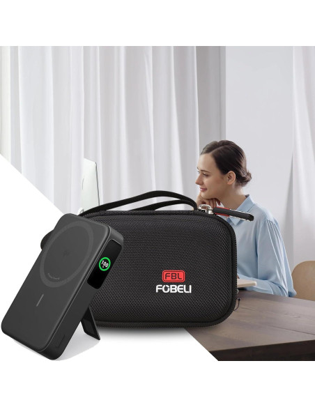 Funda Dura de Viaje FBLFOBELI para Batería Anker MagGo 5000mAh Funda Dura de Viaje FBLFOBELI para Batería Anker MagGo 5000mAh