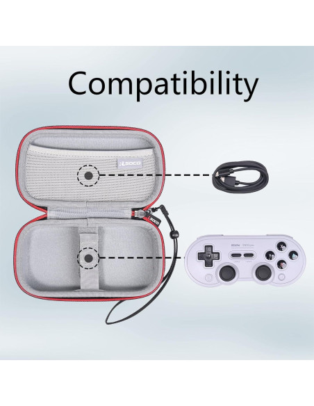 Funda Dura RLSOCO para Controlador 8Bitdo SN30 Pro/M30 Funda Dura RLSOCO para Controlador 8Bitdo SN30 Pro/M30