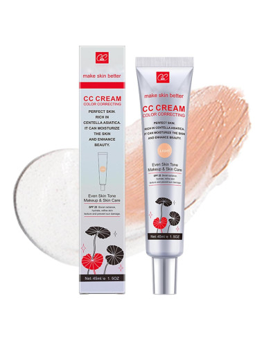 Crema CC Correctora de Color Rosarden con Centella Asiática SPF 25