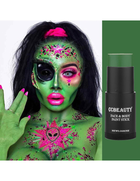 Pintura Facial Verde CCbeauty 60g - Maquillaje Profesional SFX Pintura Facial Verde CCbeauty 60g - Maquillaje Profesional SFX