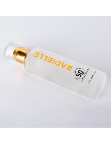 Gel Solar Radielle SPF 50, Transparente, 100 mL, Ligero