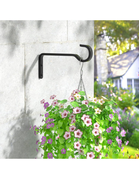 Soportes de Plantas Colgantes Saffruff 15.2 cm Hierro Negro 20 kg Soportes de Plantas Colgantes Saffruff 15.2 cm Hierro Negro 20 kg