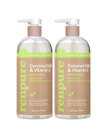 Jabón Corporal Hidratante Renpure 710ml Leche de Coco Vitamina E Jabón Corporal Hidratante Renpure 710ml Leche de Coco Vitamina E