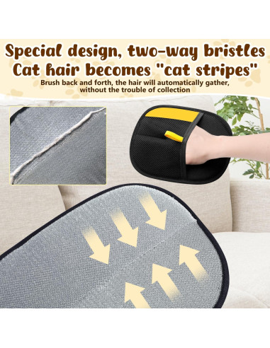 Guantes Quitapelos de Mascota 2 Pcs Eficientes Reutilizables