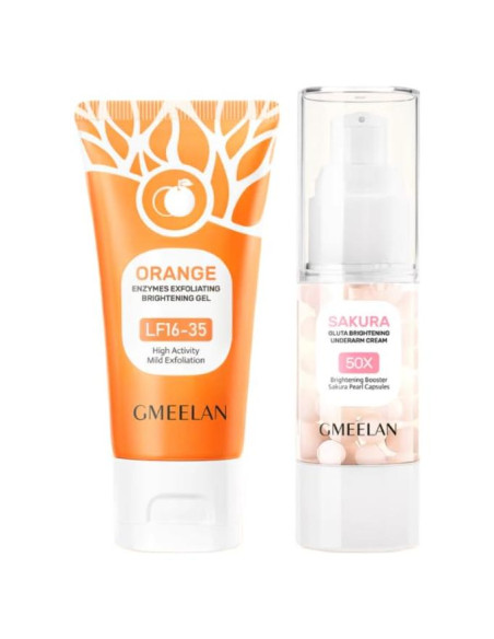 Conjunto de Cuidado de Axilas GMEELAN - Exfoliante y Crema Hidratante Conjunto de Cuidado de Axilas GMEELAN - Exfoliante y Crema Hidratante