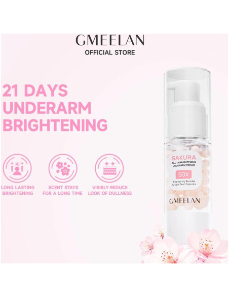 Conjunto de Cuidado de Axilas GMEELAN - Exfoliante y Crema Hidratante Conjunto de Cuidado de Axilas GMEELAN - Exfoliante y Crema Hidratante