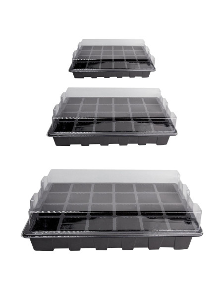 Bandejas de Cultivo LOVEDAY 24 Celdas con Dome de Humedad Bandejas de Cultivo LOVEDAY 24 Celdas con Dome de Humedad