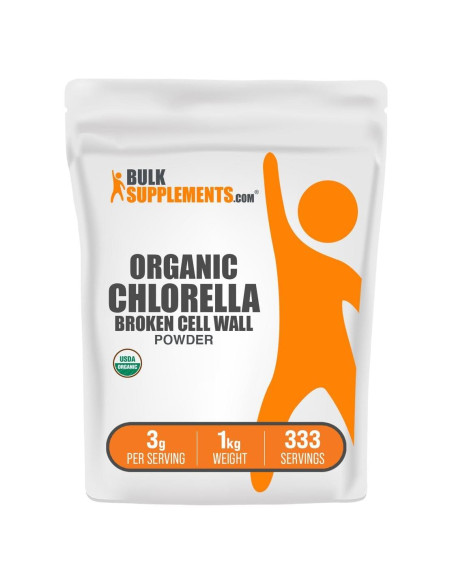 Polvo de Chlorella Orgánica BulkSupplements 1kg - Superalimento Verde Polvo de Chlorella Orgánica BulkSupplements 1kg - Superalimento Verde