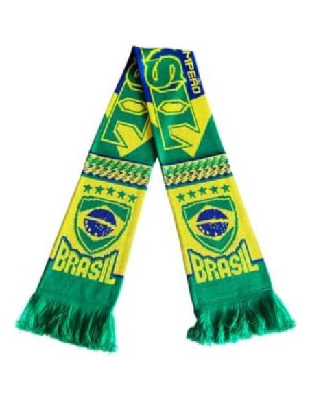 Bufanda de Fan Brasil Premiership | Tejido Acrílico 1.52m Bufanda de Fan Brasil Premiership | Tejido Acrílico 1.52m