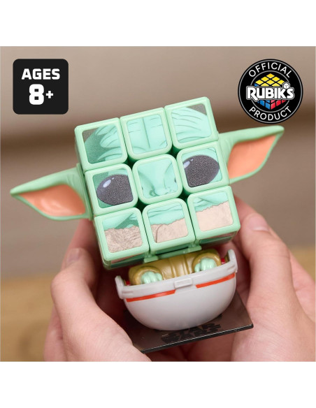 Cubo de Rubik Star Wars Grogu 3x3 con exhibidor - Spin Master Cubo de Rubik Star Wars Grogu 3x3 con exhibidor - Spin Master