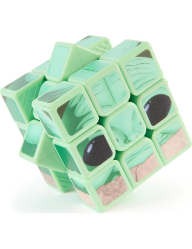 Cubo de Rubik Star Wars Grogu 3x3 con exhibidor - Spin Master