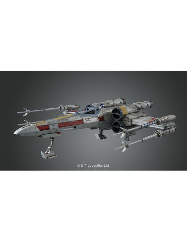 Kit de Modelo Bandai 1/72 X-Wing Star Fighter - Star Wars