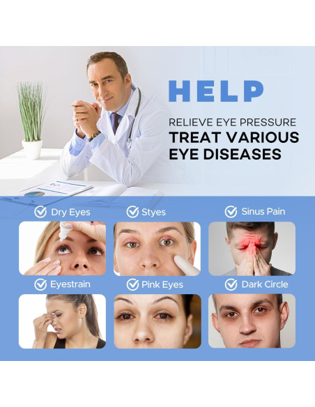 Máscara de Ojos Calentada Ezona USB con Control de Temperatura Máscara de Ojos Calentada Ezona USB con Control de Temperatura