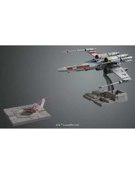 Kit de Modelo Bandai 1/72 X-Wing Star Fighter - Star Wars Kit de Modelo Bandai 1/72 X-Wing Star Fighter - Star Wars