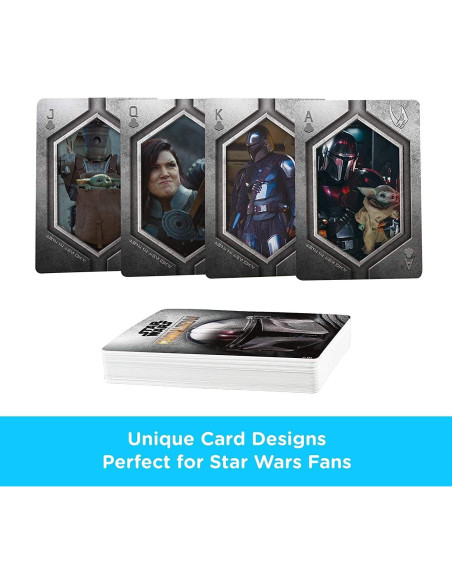 Baraja de Cartas Star Wars The Mandalorian 54 Piezas Baraja de Cartas Star Wars The Mandalorian 54 Piezas