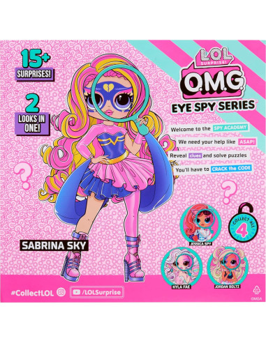 Muñeca L.O.L. Surprise OMG Eye Spy Superhéroe 25.4cm