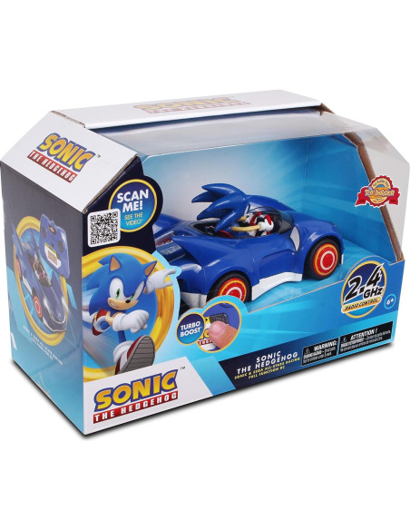 Coche Control Remoto Sonic El Erizo 2.4 GHz - RC-611 Coche Control Remoto Sonic El Erizo 2.4 GHz - RC-611