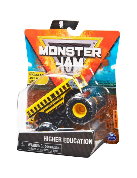 Camión Monster Truck Die-Cast Monster Jam 1:64 con Wheelie Camión Monster Truck Die-Cast Monster Jam 1:64 con Wheelie