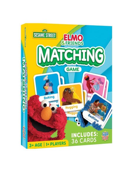 Juego de Emparejar Plaza Sésamo MasterPieces - 18 Cartas Juego de Emparejar Plaza Sésamo MasterPieces - 18 Cartas