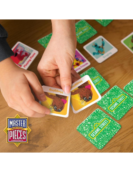 Juego de Emparejar Plaza Sésamo MasterPieces - 18 Cartas Juego de Emparejar Plaza Sésamo MasterPieces - 18 Cartas