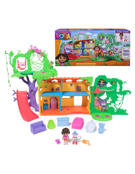 Set de Juego Casita de la Selva Dora y Botas - Spin Master Set de Juego Casita de la Selva Dora y Botas - Spin Master