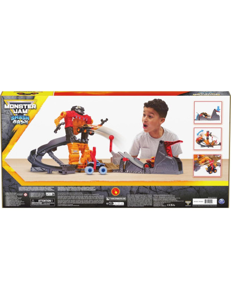 Monster Jam SmashBot Playset con Lanzador y Camión 1:64 Monster Jam SmashBot Playset con Lanzador y Camión 1:64