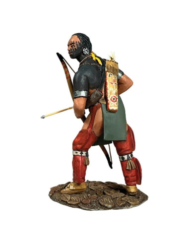 Figura de Metal W. Britain Indio Woodland 1:30 Arco y Flecha