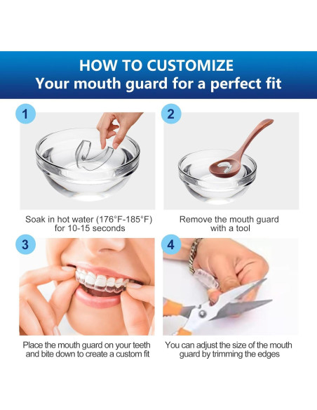 Protector Bucal Nocturno Neateeth para Rechinar Dientes con 12 Tabletas Protector Bucal Nocturno Neateeth para Rechinar Dientes con 12 Tabletas