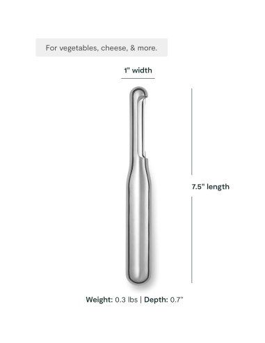 Pelador de Verduras Caraway - Acero Inoxidable Ergonómico